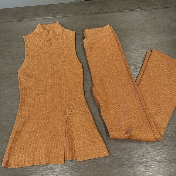 House of harlow 1960 shimmer knit matching set - Picture 1 of 7